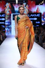 Model walk the ramp for Mandira Bedi Show at Lakme Fashion Week 2015 Day 5 on 22nd March 2015